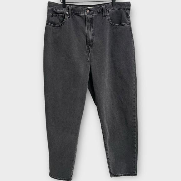 Levi's High Loose Taper Jeans Women’s Size 34 Lose Control Black - Picture 5 of 16